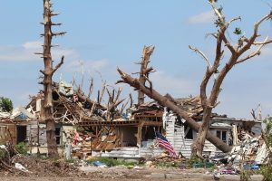 Tree damage is one of the most common  types of tornado damage.
